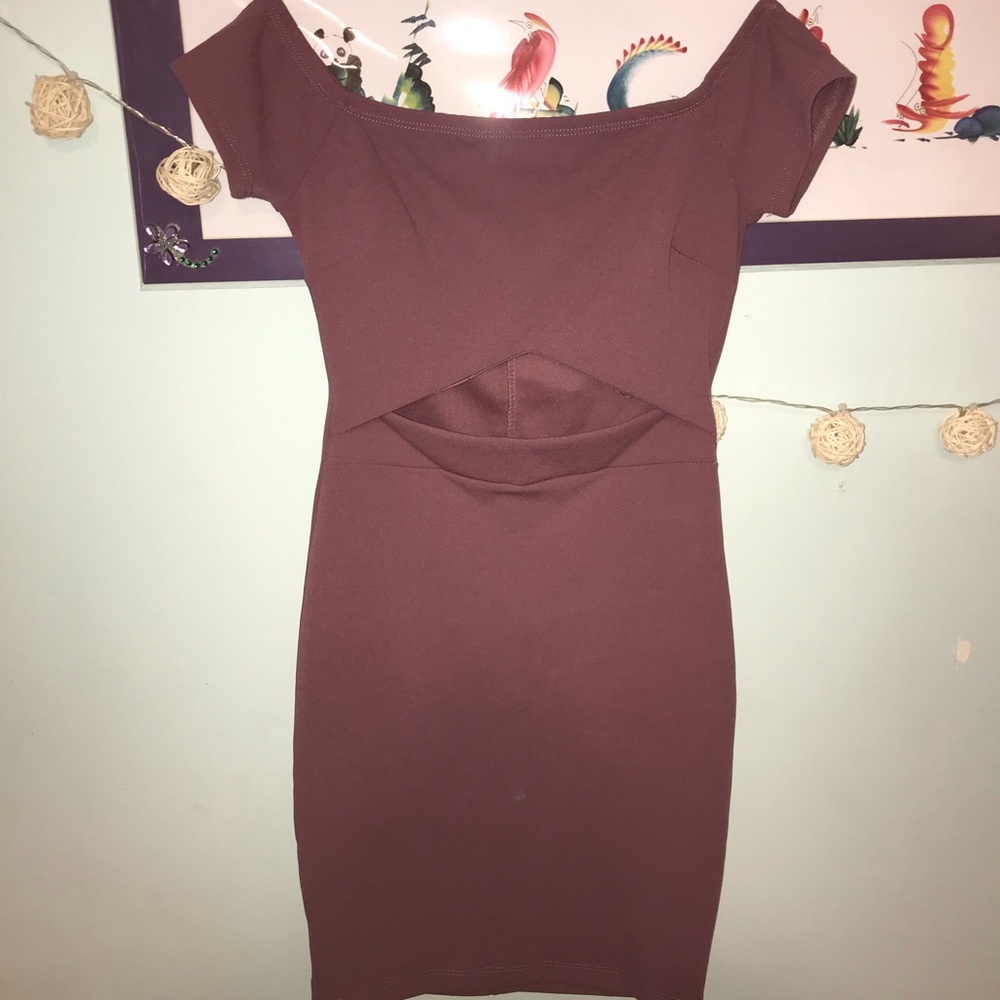 Mauve Mini Dress